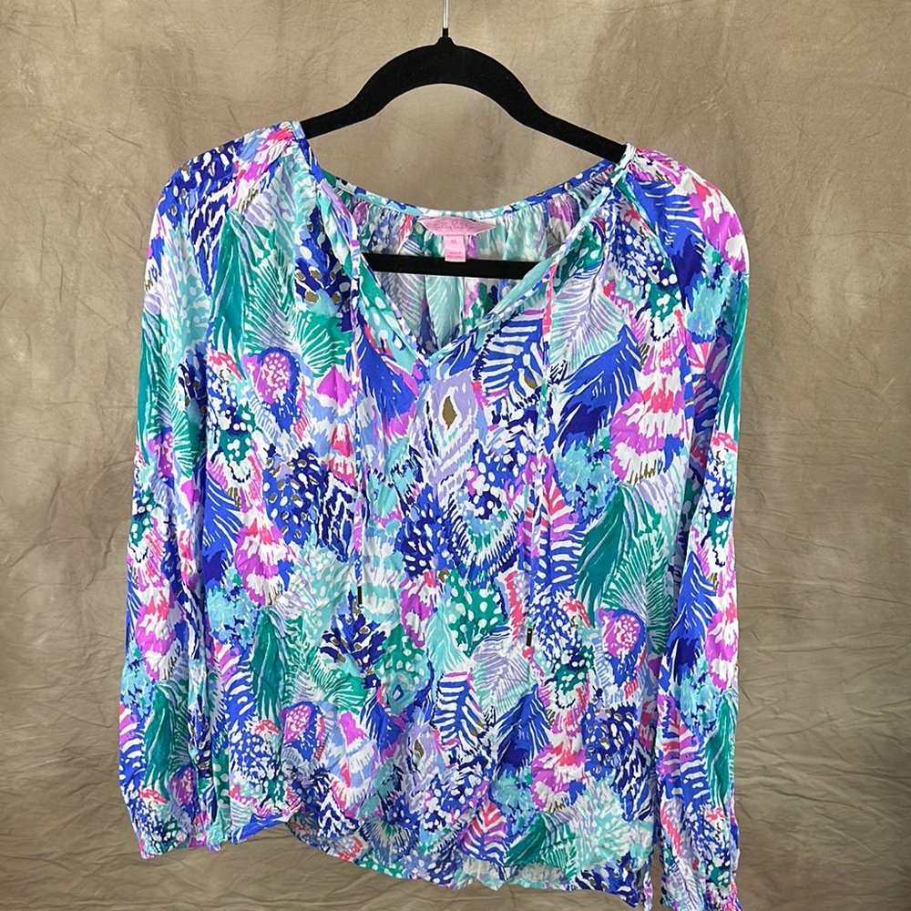 Lilly Pulitzer Colorful Blouse